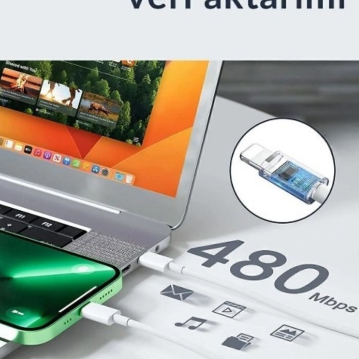 25W iPhone Uyumlu Hızlı Şarj Adaptörü ve Type-C Lightning Kablo Seti - Hızlı ve Güvenli Şarj Çözümü